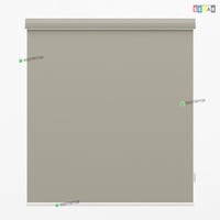 ستائر رول عازل للضواء والحرارة رمادي فاتح