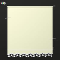 ستائر رول عازل للضواء والحرارة أبيض