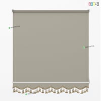 ستائر رول عازل للضواء والحرارة رمادي فاتح