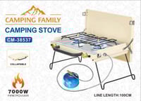 موقد غاز الرحلات قابلة للطي مثل الشنطة