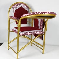 كرسي الصلاة لون احمر داكن