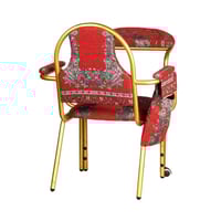 كرسي صلاة قماش يتحمل وزن حتى 200 كيلو - أحمر - SL1...