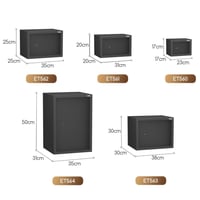 خزنة امان بمفتاح اسود