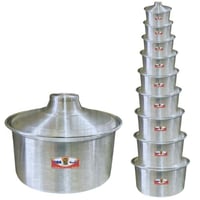 طقم قدور ألمنيوم 10 قدور