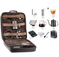 شنطة لتحضير القهوه V60 عدد القطع : ١٢ قطعة