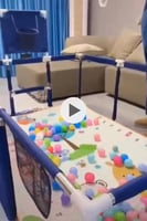 حباسة اطفال مع كور