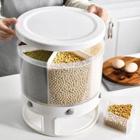 صندوق تخزين الحبوب قابل للدوران 10 كجم 34*29.5*29....
