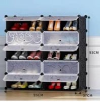 منظم احذيه الارتفاع : ٩٣ سم العرض : ٩٥ سم متوفر ال...