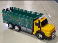 لعبة لوري حاوية شحن دف