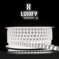 شريط ضوئي زينة خطين ابيض 50 متر بتصميم LENS