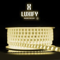 شريط ضوئي زينة خطين كريمي 50 متر بتصميم LENS