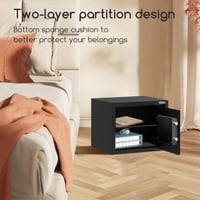 خزنة امان بمفتاح اسود