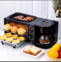 ميكرويف وقلايه وصانعة قهوه ٣في ١ السعه : ١٢ لتر ال...