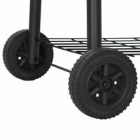 شواية شواء بكفرات مع صندوق دخان للشواء