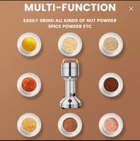 مطحنة حديد سعه 100 جرام بقوة 1000 وات ا