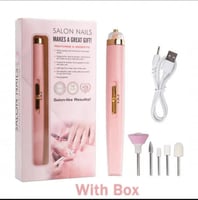 مبرد اظافر مع اضائه يعمل شحن كهرباء ا