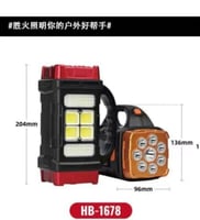 كشاف ليد يعمل بالشحن بالطاقه الشمسيه وبالكهرباء اض...