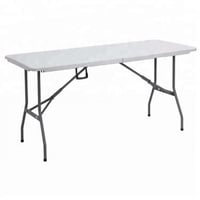 طاولة فايبر مستطيلة قابلة للطي المقاس الطول 152سم...