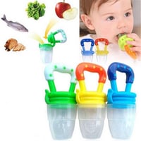 مصاصه وضع الفواكه للطفل متوفر لون بنفسج فقط