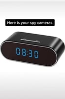 ساعة اكترونيه مع كامير تصوير تعمل بالشحن مدخل ذاكر...