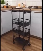 منظم حديد بعجلات الارتفاع 85 سم العرض 23 سم العمق...