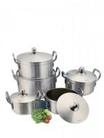 طقم قدور معدن شركة هوم ماستر