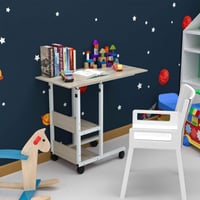 طاولة مكتب متحركة لون بيج