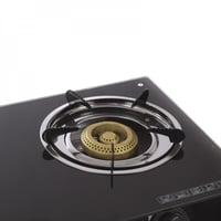 موقد غاز 3 عيون سطح زجاجي