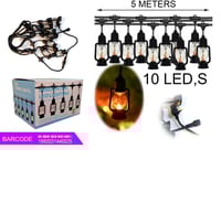 اضاءه ليد على شكل فانوس تعمل بالكهرباء الطول : ٥ م...