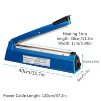 مكينة تغليف حرارية 30 سم