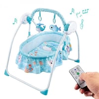 سرير هزاز للاطفال كهربائي مع ريموت