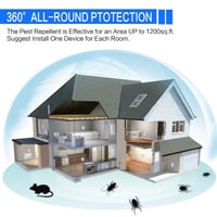 جهاز طارد القوارض والحشرات بالموجات الصوتية