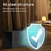 خزنة امان بمفتاح اسود