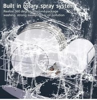 غسالة تنظيف وتلميع الصحون