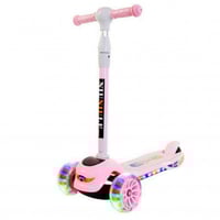 سكوتر اطفال بناتي بثلاث كفرات بموسيقى واضاءة