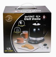 غلاية ماء كهربائية لاسلكي 1.2 لتر - دلة الخليج GA-...