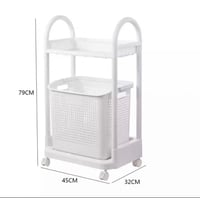 سلة متعددة الاستخدام بكفرات 2 دور