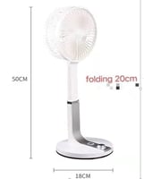 مروحة مكتبيه قابل للطي اضاءه ليد تحكم بالسرعه للمر...