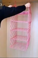 منظم بلاستك 4 ادوار متوفر لون بيج ا