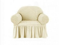 تلبيسة كنب مفرد لونين