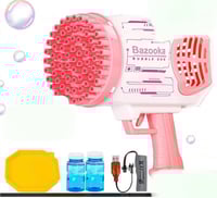 مسدس الصابون مع اضاءه يعمل بالشحن مع علبتين صابون...