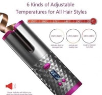 فير تجعيد الشعر آلي لاسلكي