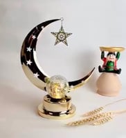 هلال رمضان يعمل بطاريه اضائه وصوت ا