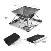 شواية قابلة للطي مع شنطة