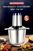 فرامه استيل الكهربائي السعه : 3 لتر القوه : 500 وا...