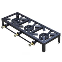 موقد غاز حديد 3 عيون