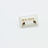 حلق طبي عيار 18 ذهب للأطفال وزن 0.3 جرام – تصميم ب...