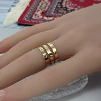 دبلة كارتير ذهب مرامي عيار 21 بوزن 3 جرام