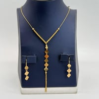 طقم ذهب تصميم الفان كليف عيار 21 وزن 8.4 جرام