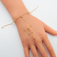 كف ذهب عيار 18 وزن 1.93 جرام